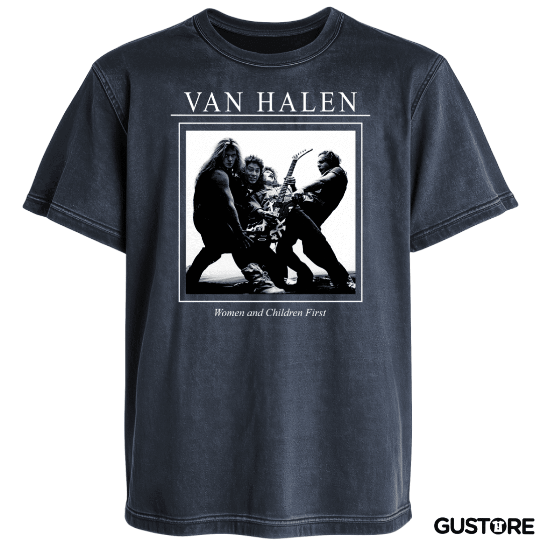 Polera desgastada Van Halen Women and Children
