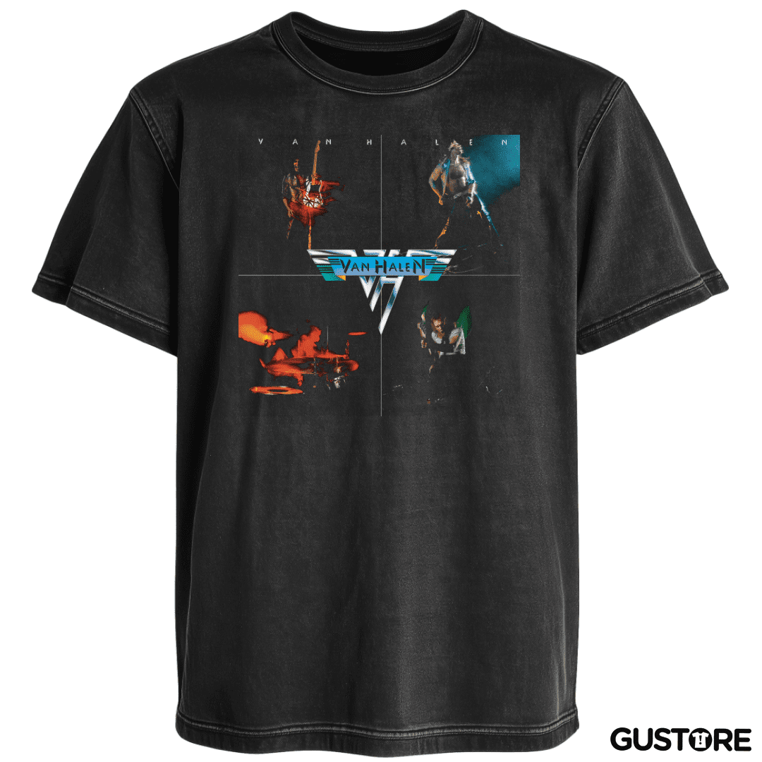 Polera desgastada Van Halen I