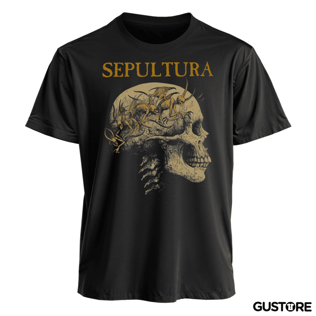 Polera Sepultura Calavera
