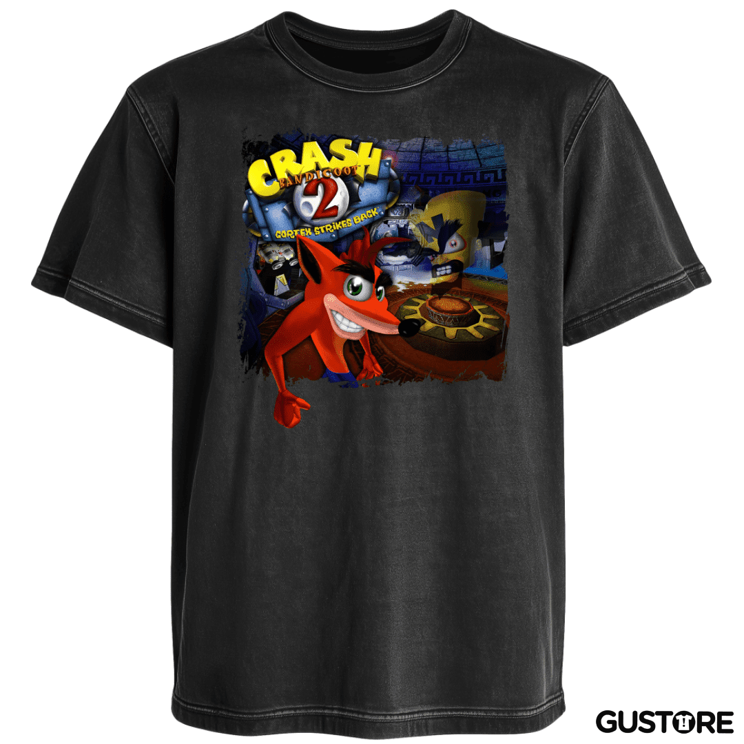 Polera desgastada Crash Bandicoot 2 Cortex Strikes Back