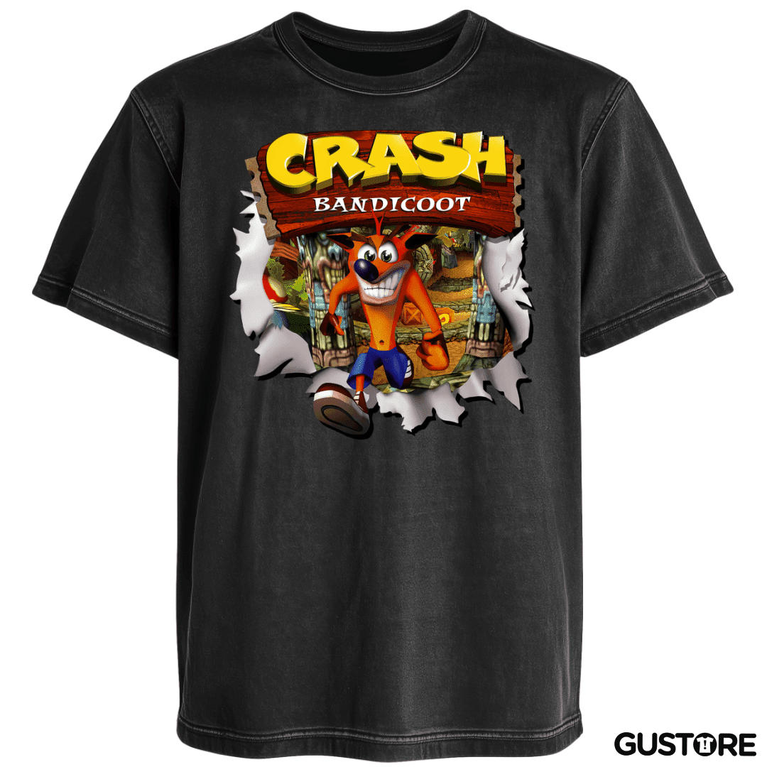 Polera desgastada Crash Bandicoot PSX