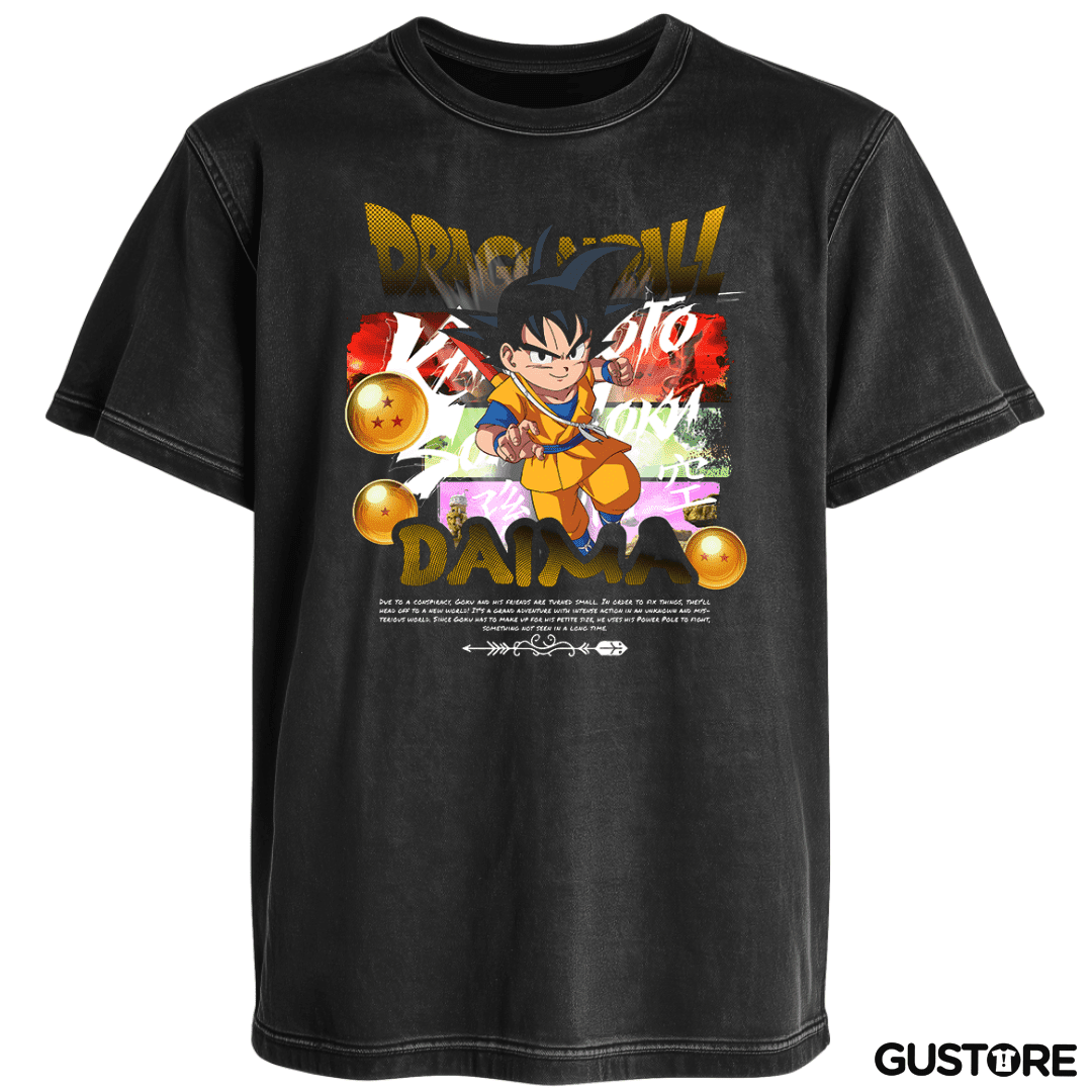 Polera desgastada Kakaroto Daima