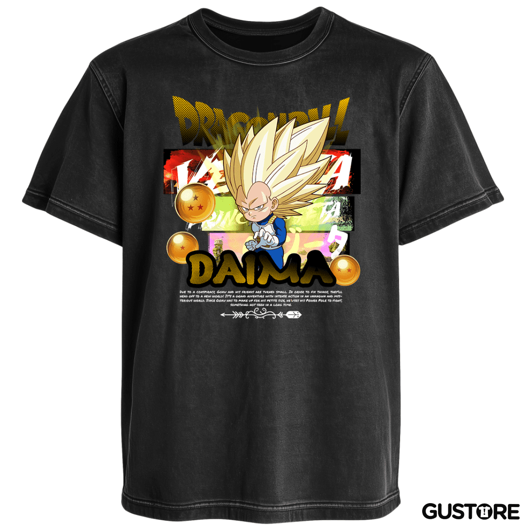 Polera desgastada Vegeta SS3