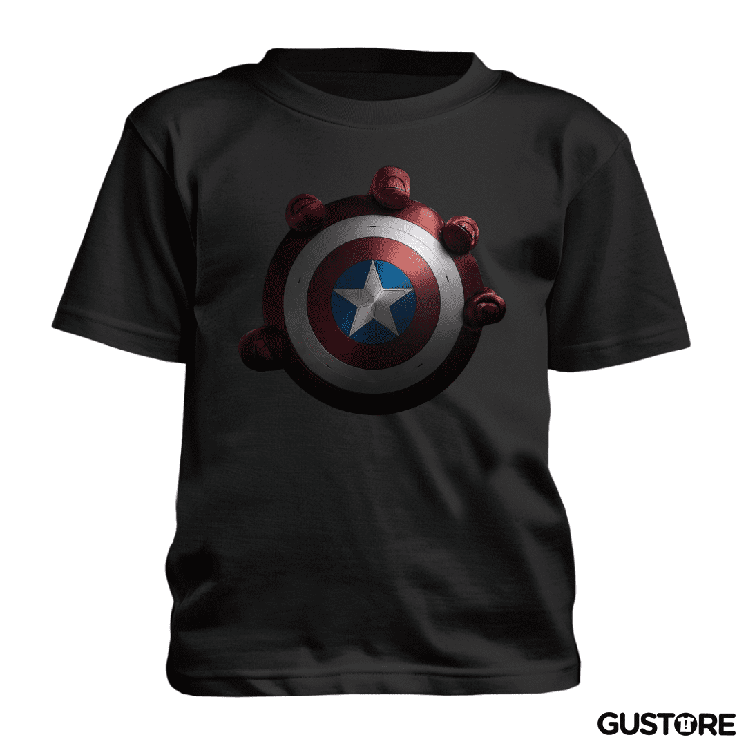 Polera de niño Escudo Capitan America 