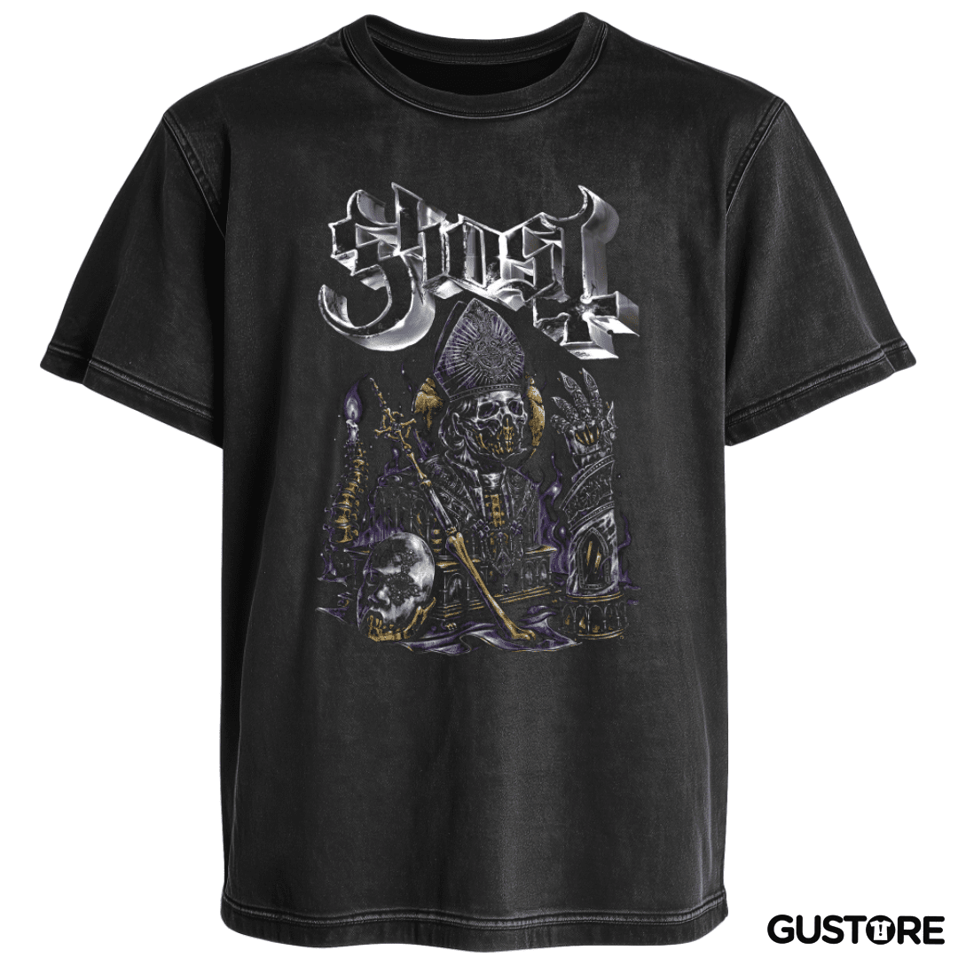 Polera desgastada Papa V Perpetua