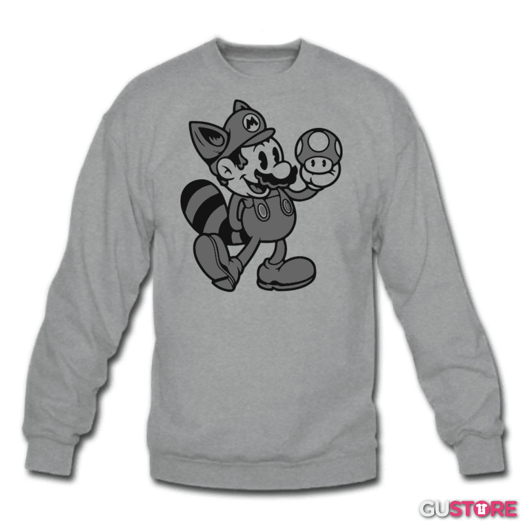 Poleron polo Super bigote bross black and white