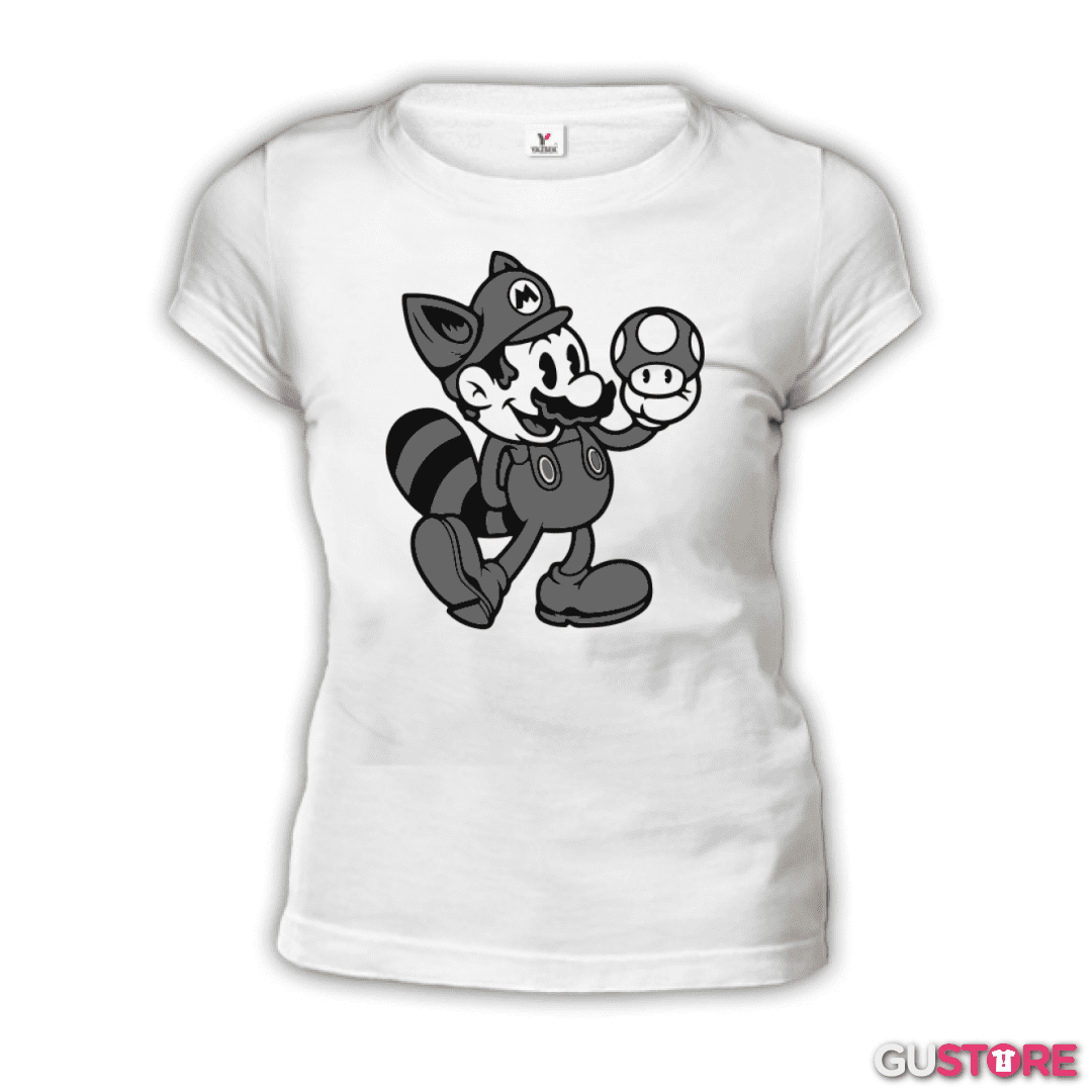 Polera de Mujer Super bigote bross black and white
