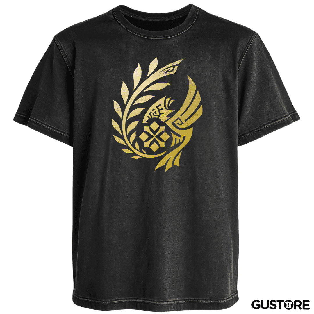 Polera desgastada Monster Hunter Wilds Emblema