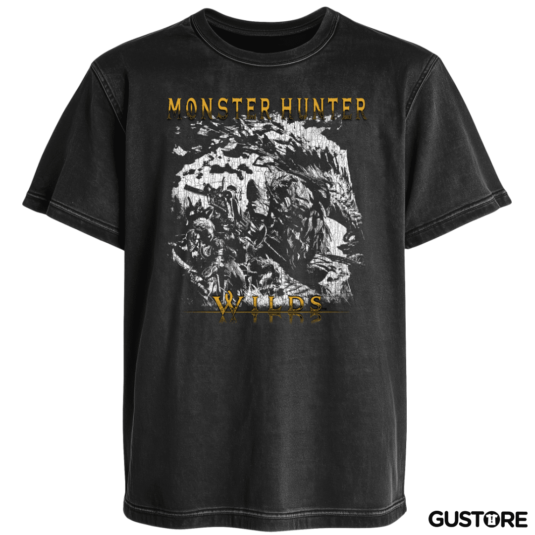 Polera desgastada Monster Hunter Wilds