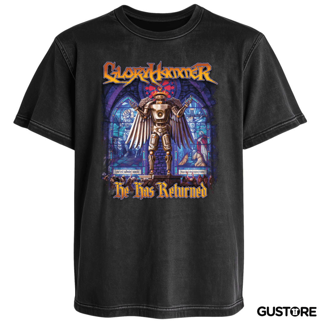 Polera desgastada Gloryhammer He Has Returned