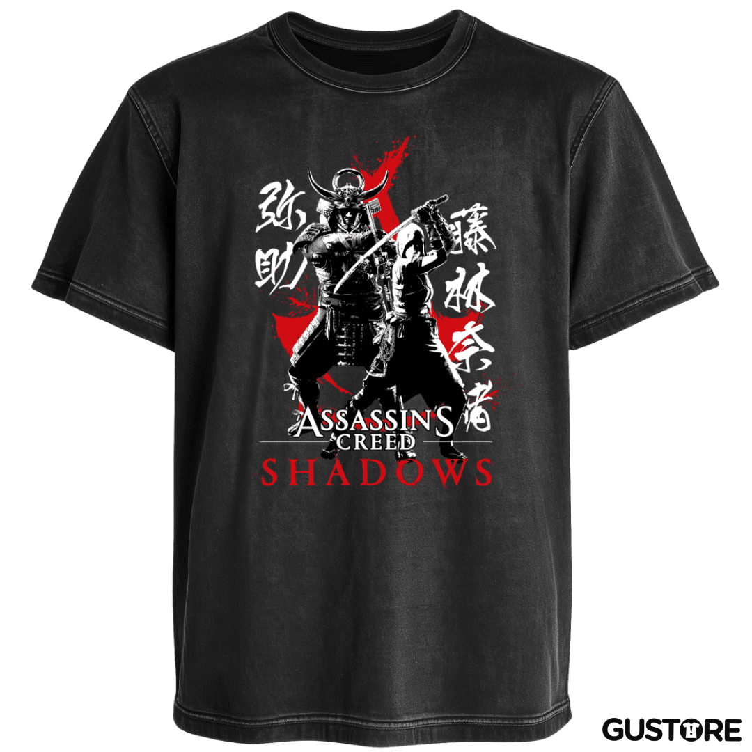 Polera desgastada Asassins Creed Shadows