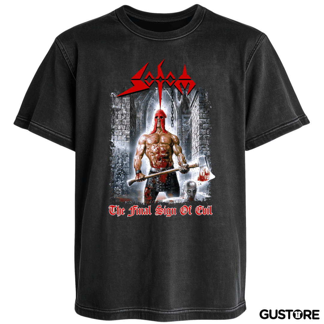 Polera desgastada Sodom The Final Sign of Evil