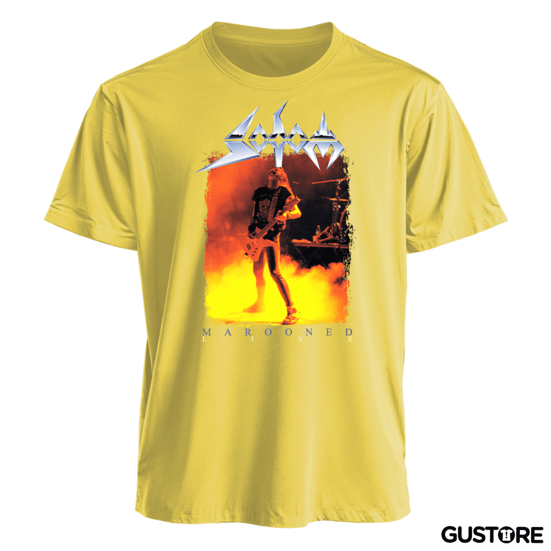 Polera Sodom Marooned Live