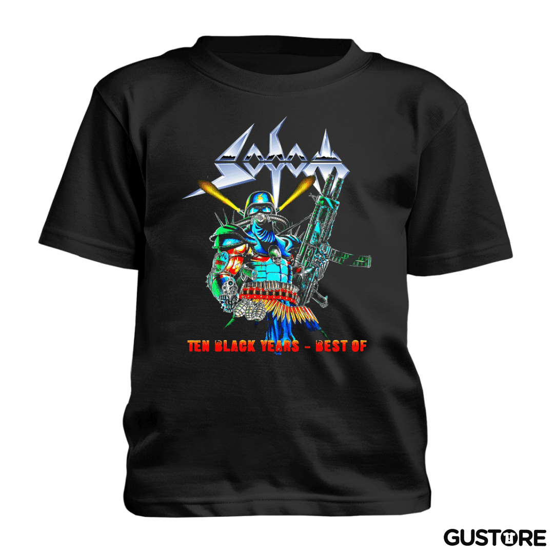 Polera de niño Sodom Ten Black Years