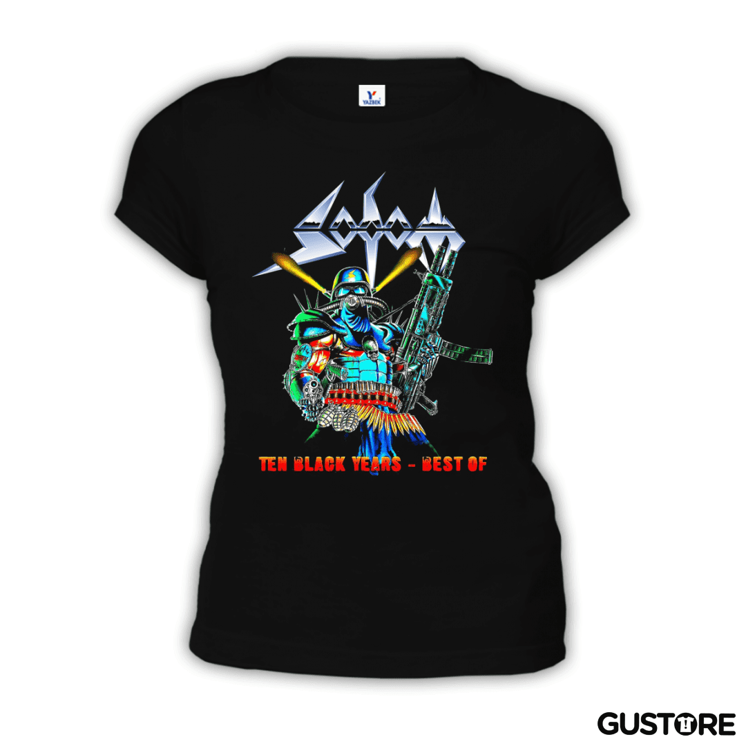 Polera de Mujer Sodom Ten Black Years