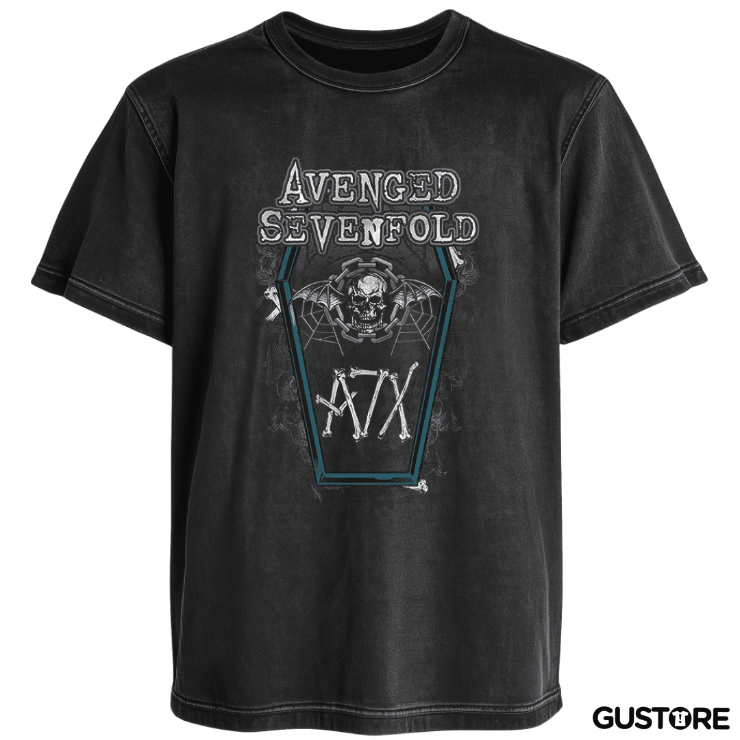 Polera desgastada A7X 2