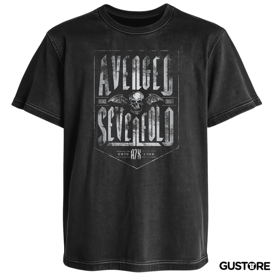 Polera desgastada A7X 5