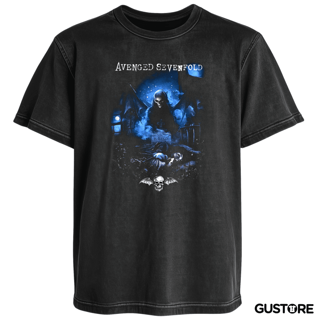 Polera desgastada Avenged sevenfold Nightmare