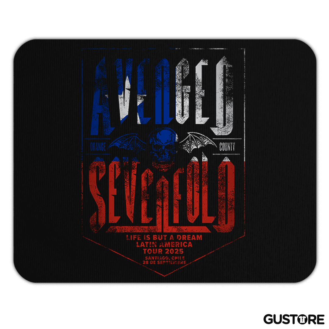 Mousepad A7X tour chile 2025