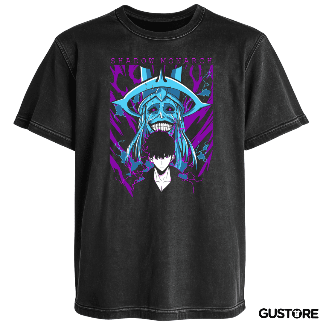 Polera desgastada Solo Leveling Shadow