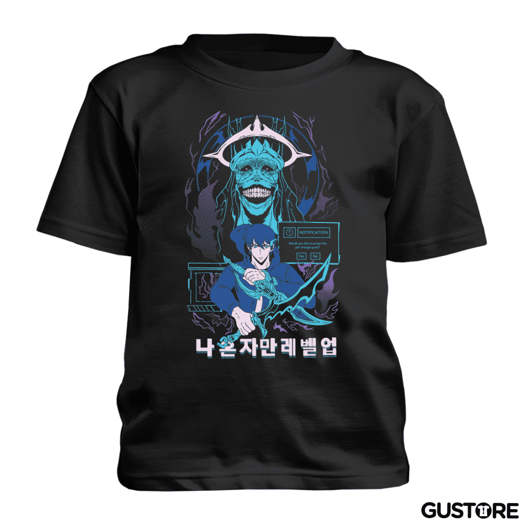 Polera de niño Solo Leveling Sung Cazador