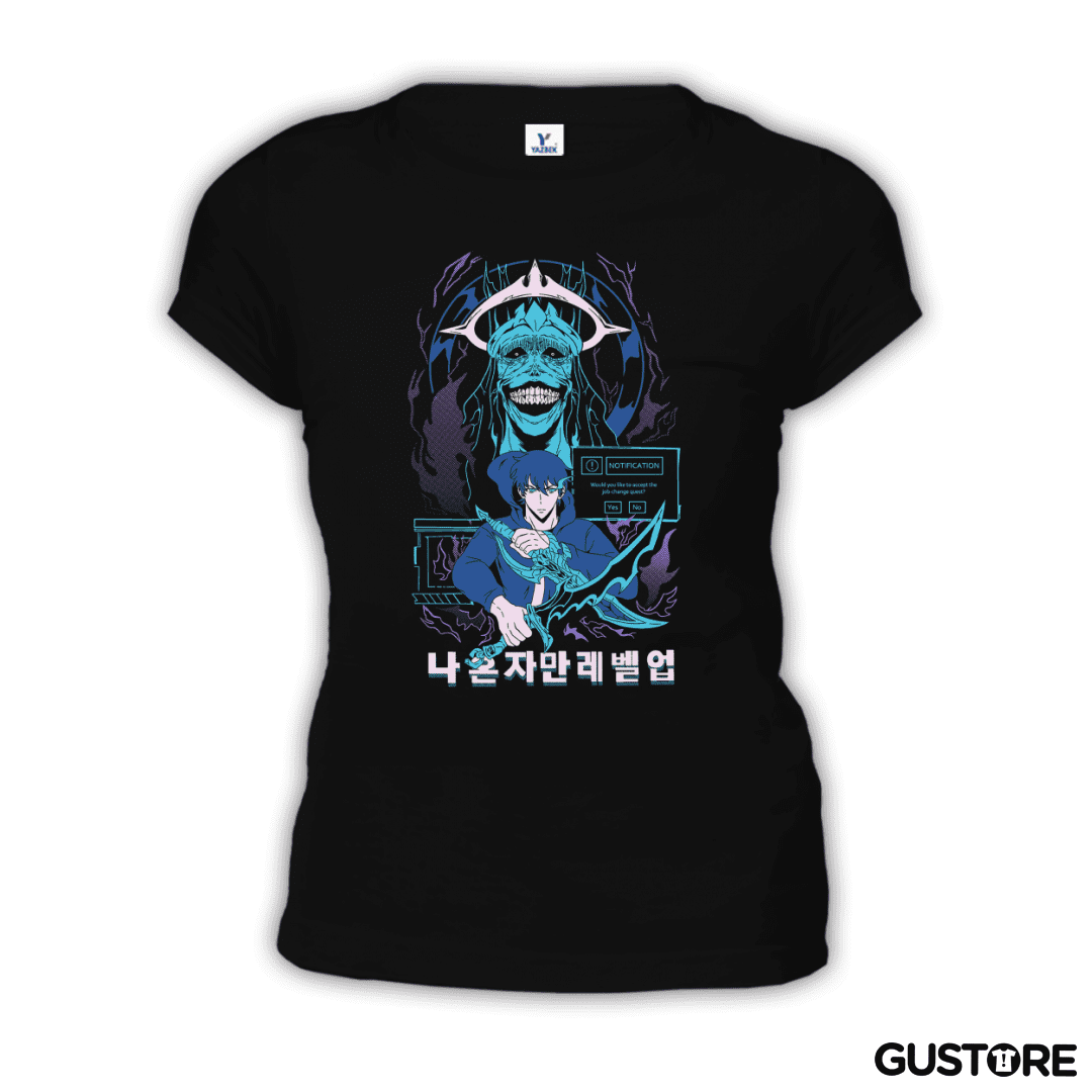Polera de Mujer Solo Leveling Sung Cazador