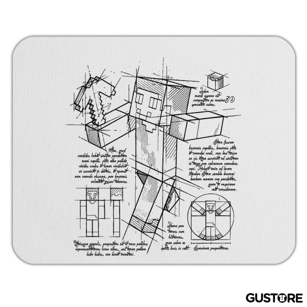 Mousepad Plano de Steve 