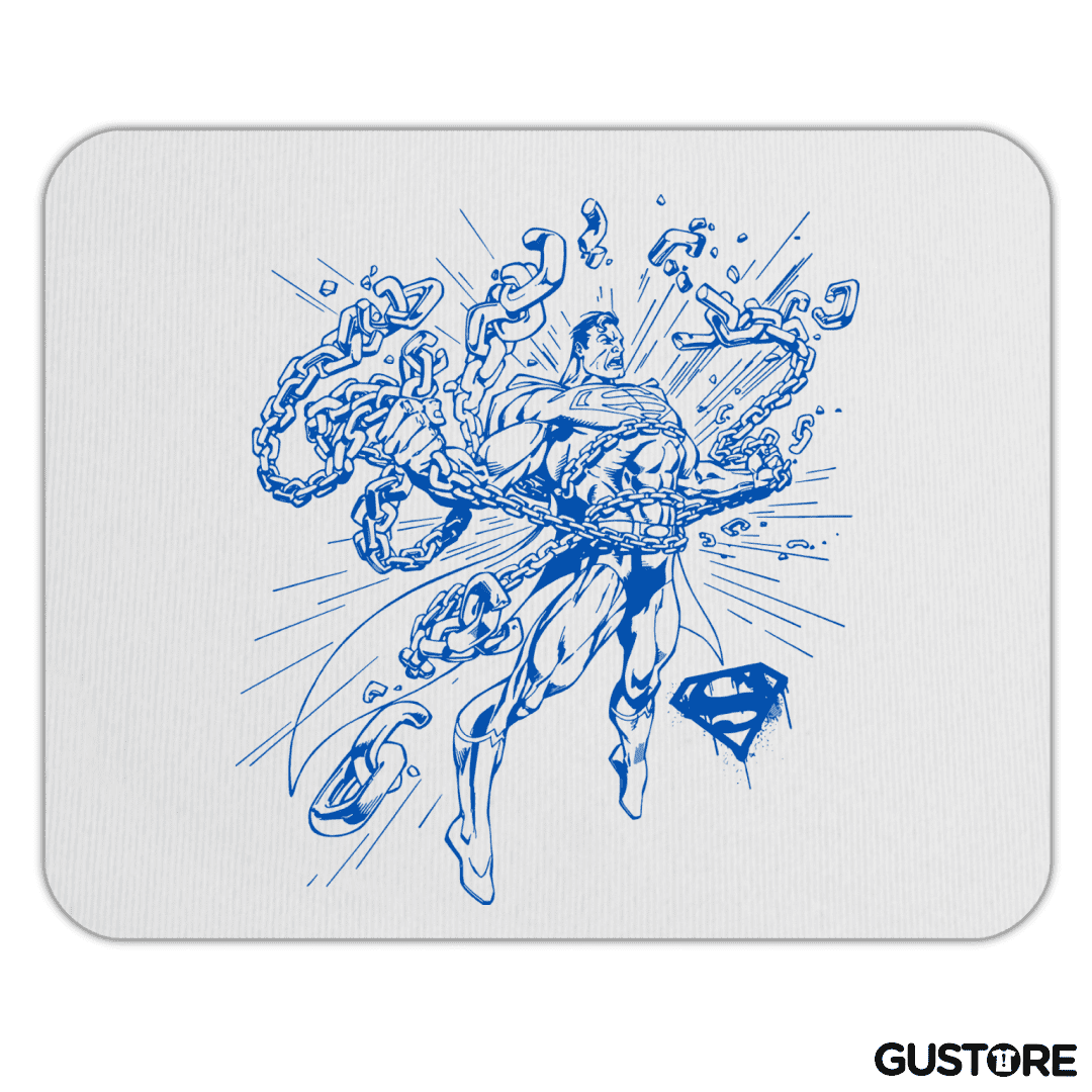 Mousepad Superman Rompiendo Cadenas