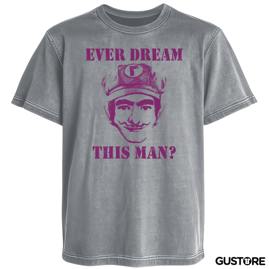 Polera desgastada Waluigi Real
