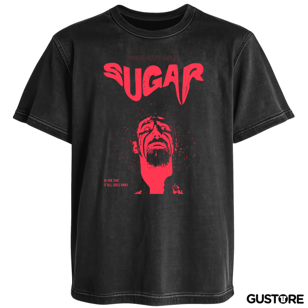 Polera desgastada SOAD Sugar