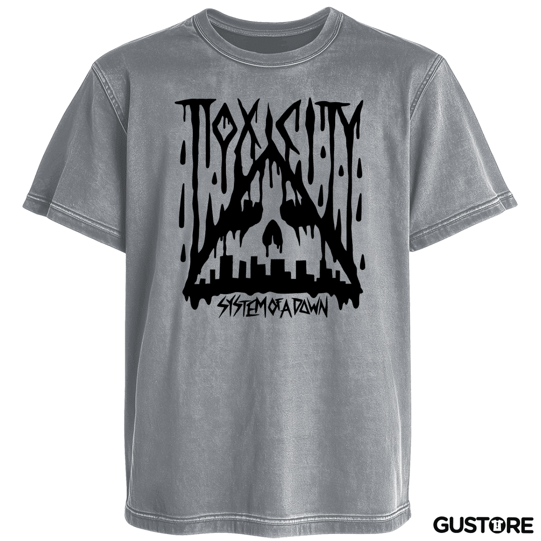 Polera desgastada SOAD Toxicity