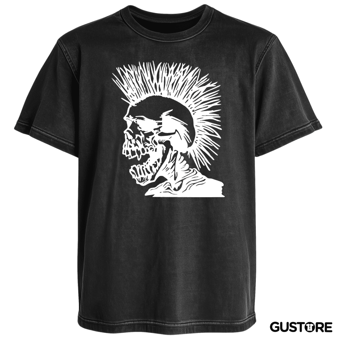 Polera desgastada The Exploited Calavera Punk 