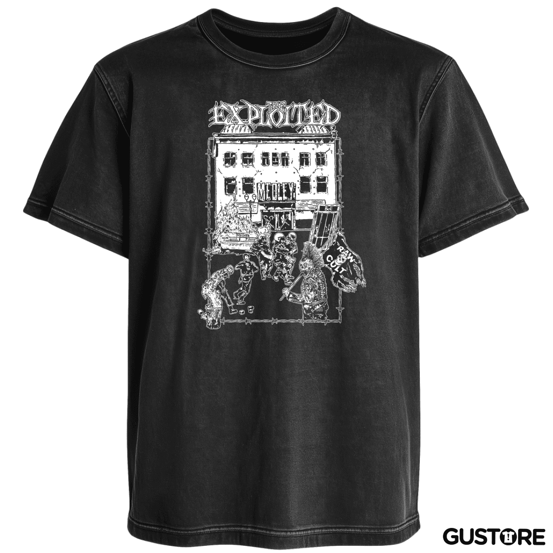 Polera desgastada The Exploited Medley