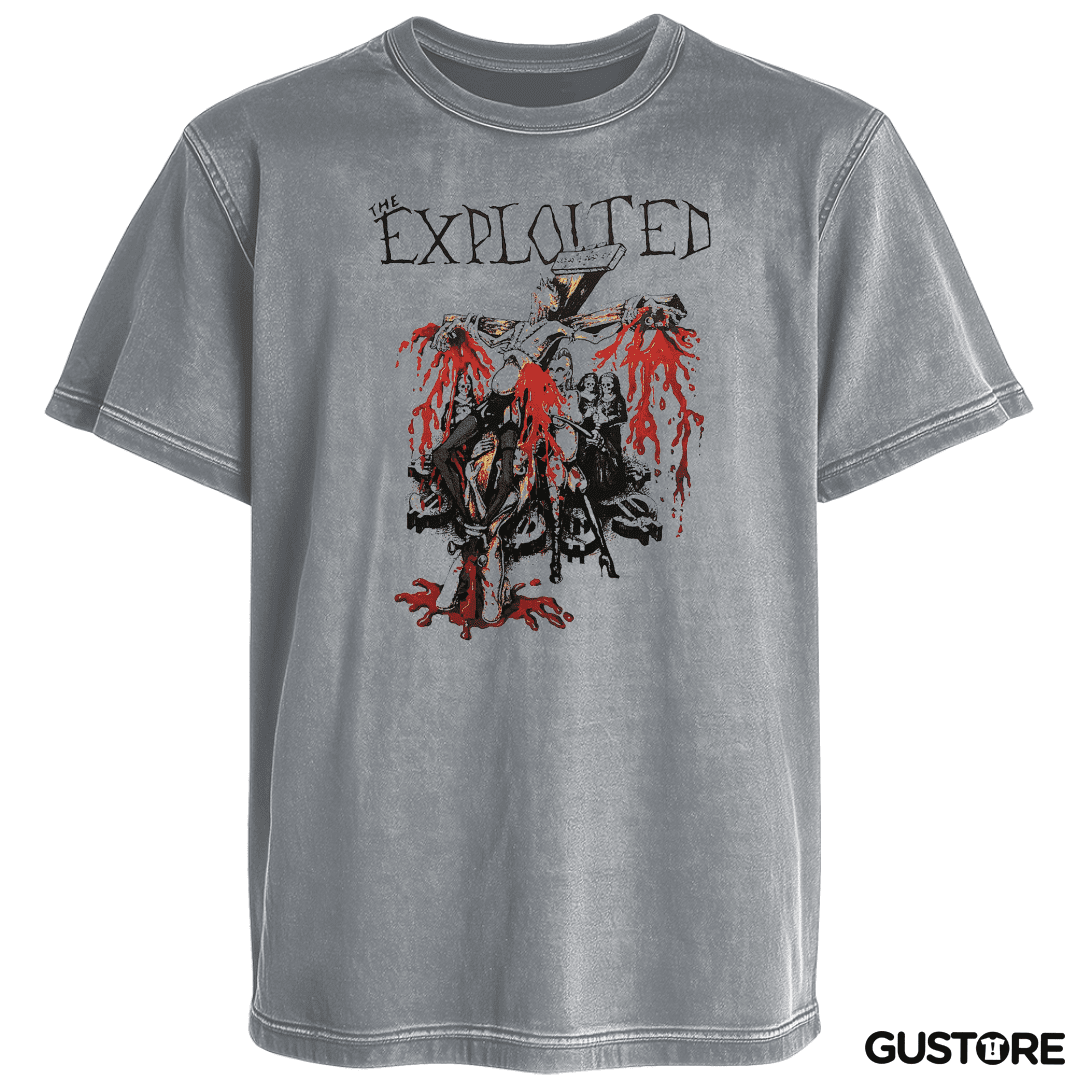 Polera desgastada The Exploited Jesus is Dead