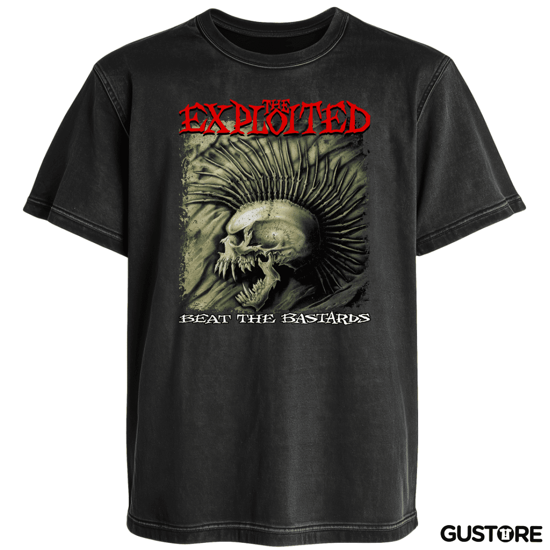 Polera desgastada The Exploited Beat the Bastards