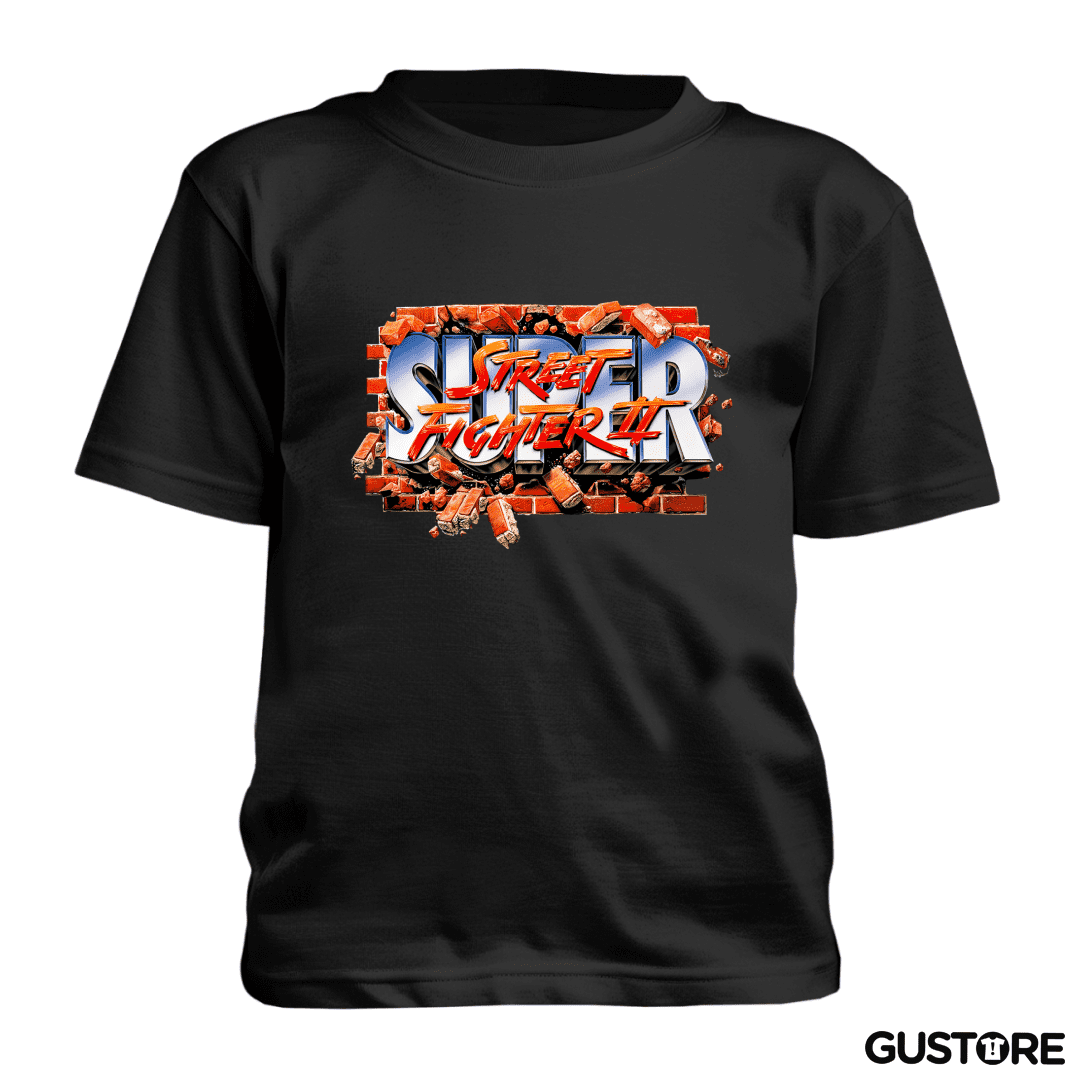 Polera de niño Super street fighter II snes