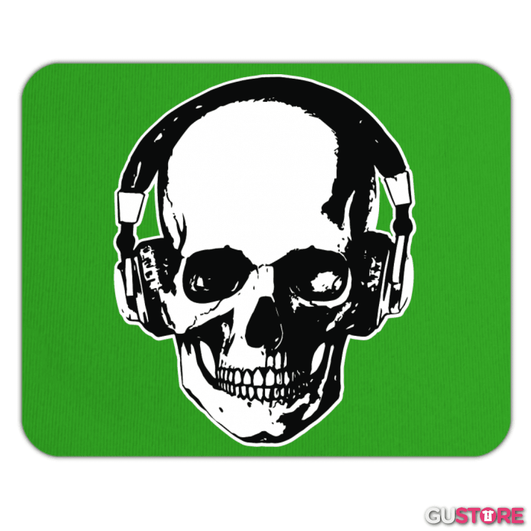 Mousepad Calavera Audifonos