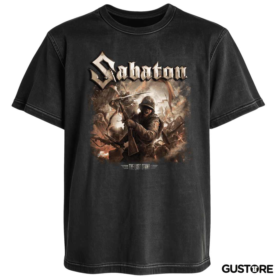 Polera desgastada Sabaton The Last Stand
