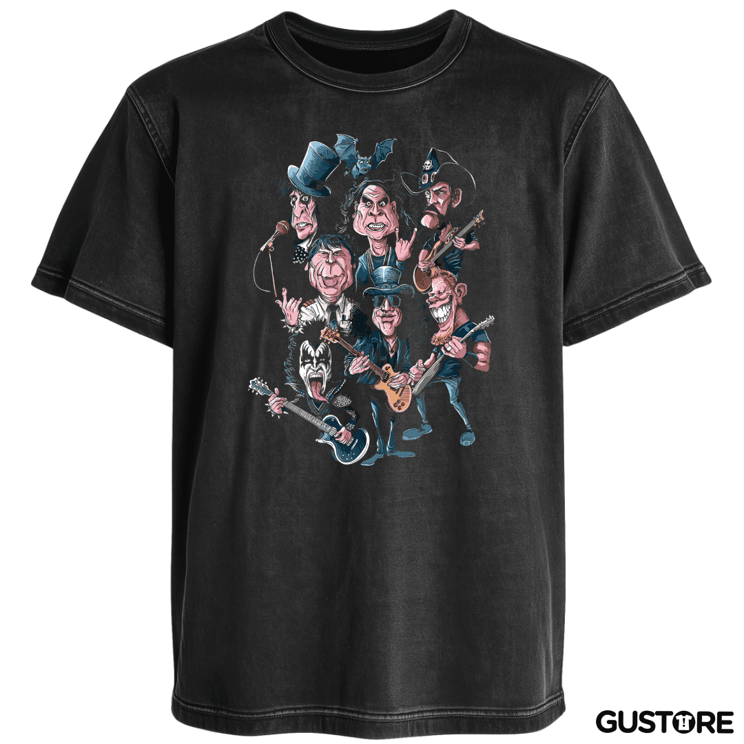 Polera desgastada Leyendas del Rock