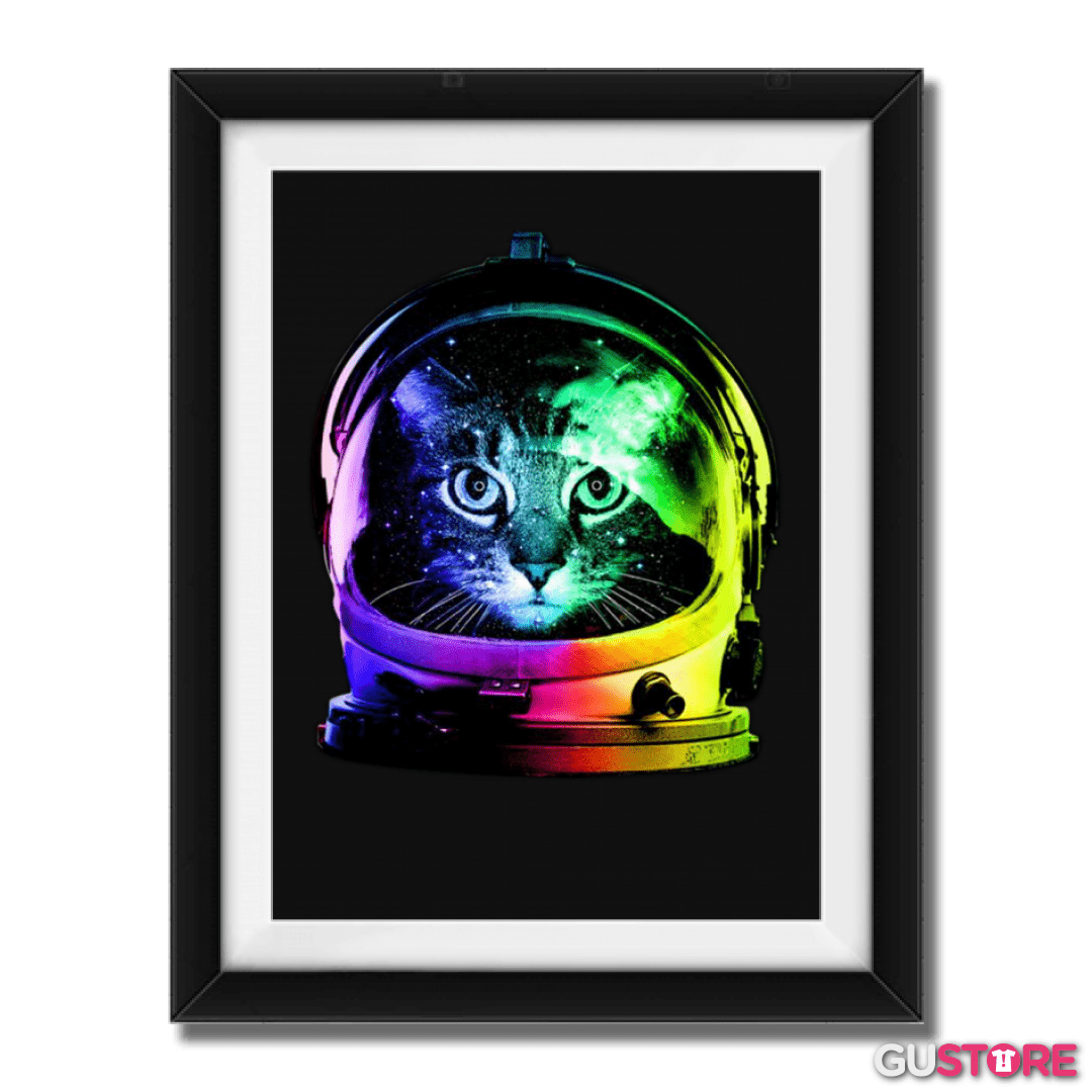 Cuadro decorativo Gatito espacio