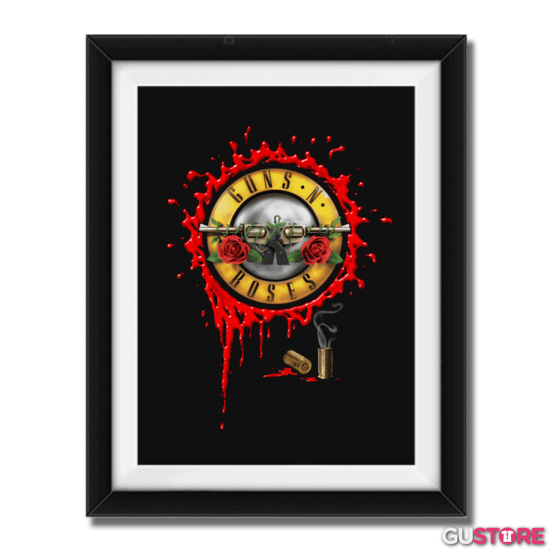 Cuadro decorativo Guns and roses full color