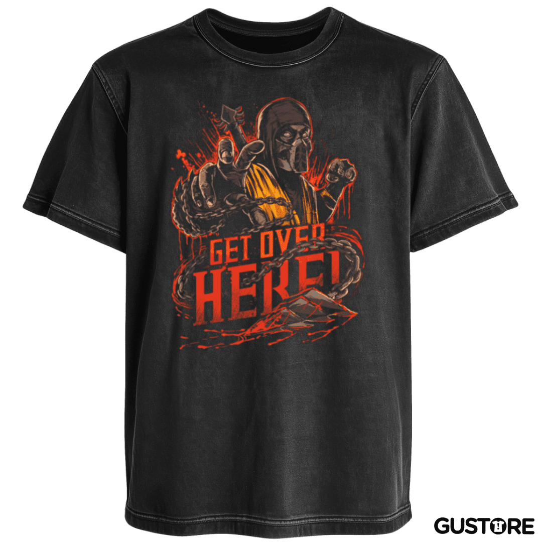 Polera desgastada Get over here