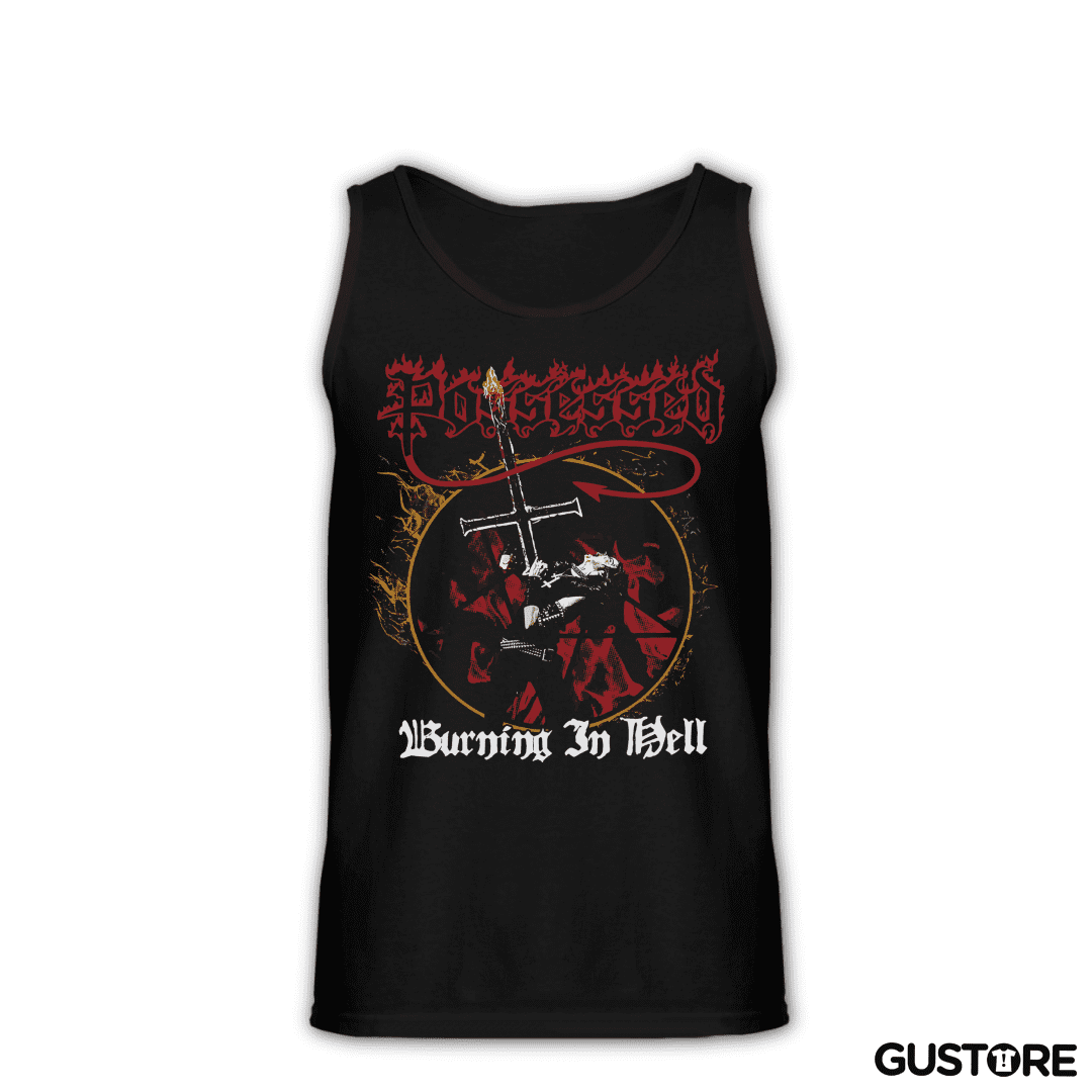 Sudadera Possessed Burning in Hell