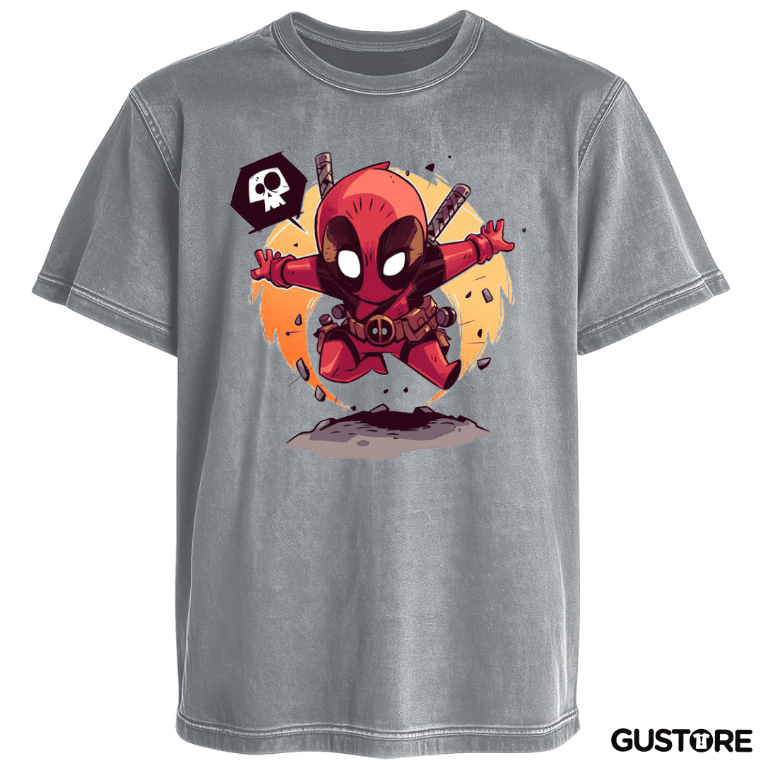 Polera desgastada Chibi pozo de la muerte