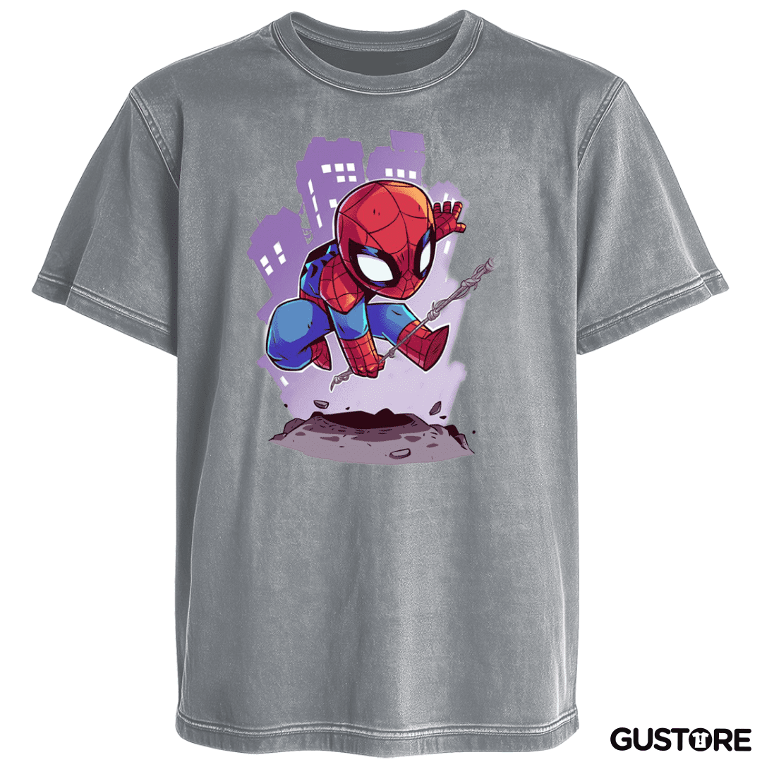 Polera desgastada Chibi Araña