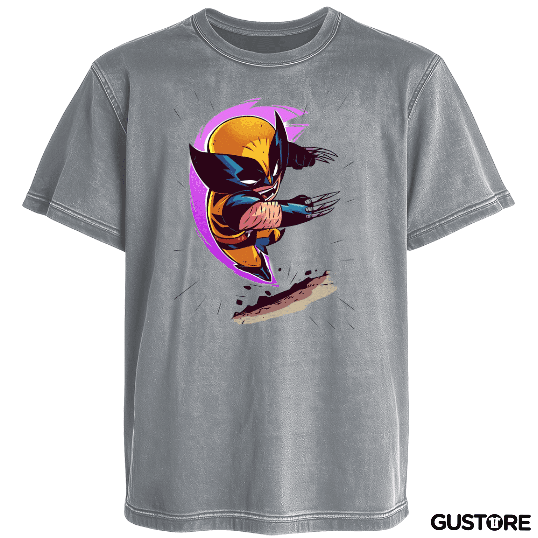Polera desgastada Chibi Wolverine