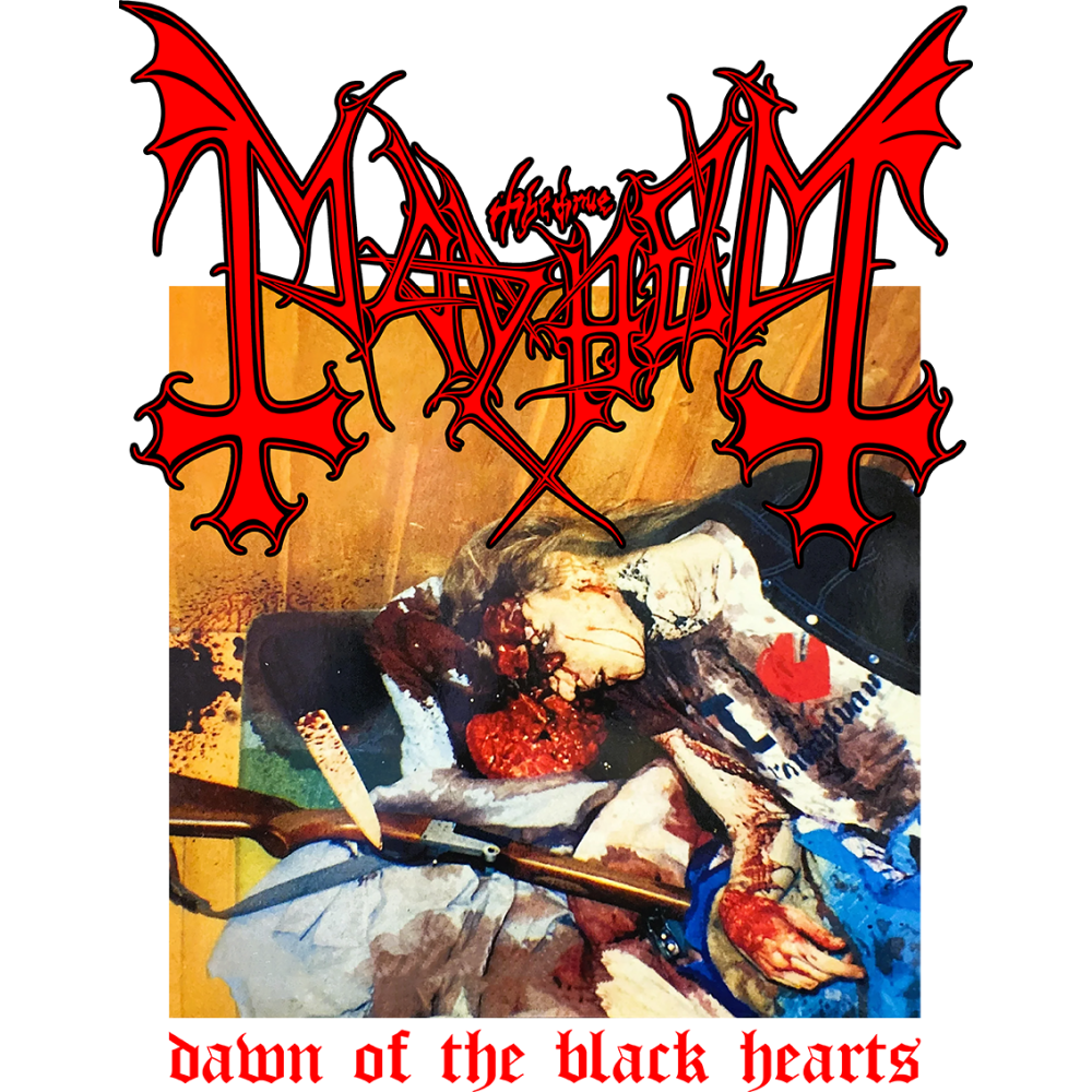 Polera de Mayhem Dawn of the Black Hearts