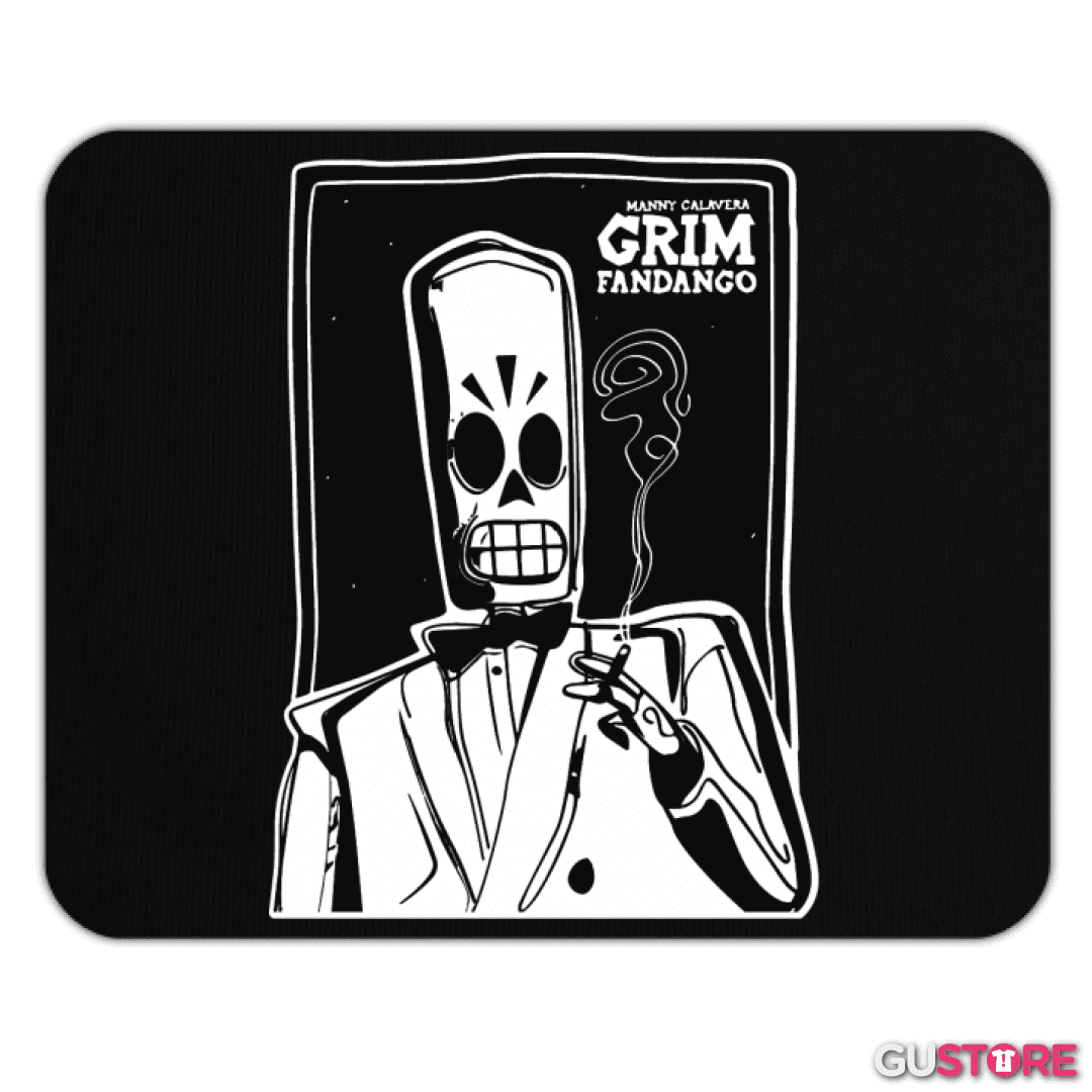 Mousepad Grim Fandango - Manny Calavera