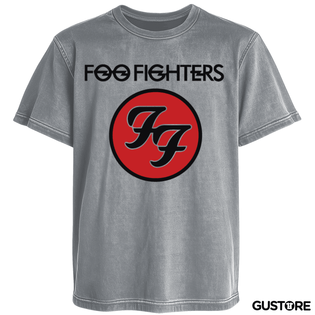 Polera desgastada Foo Fighters - Logo