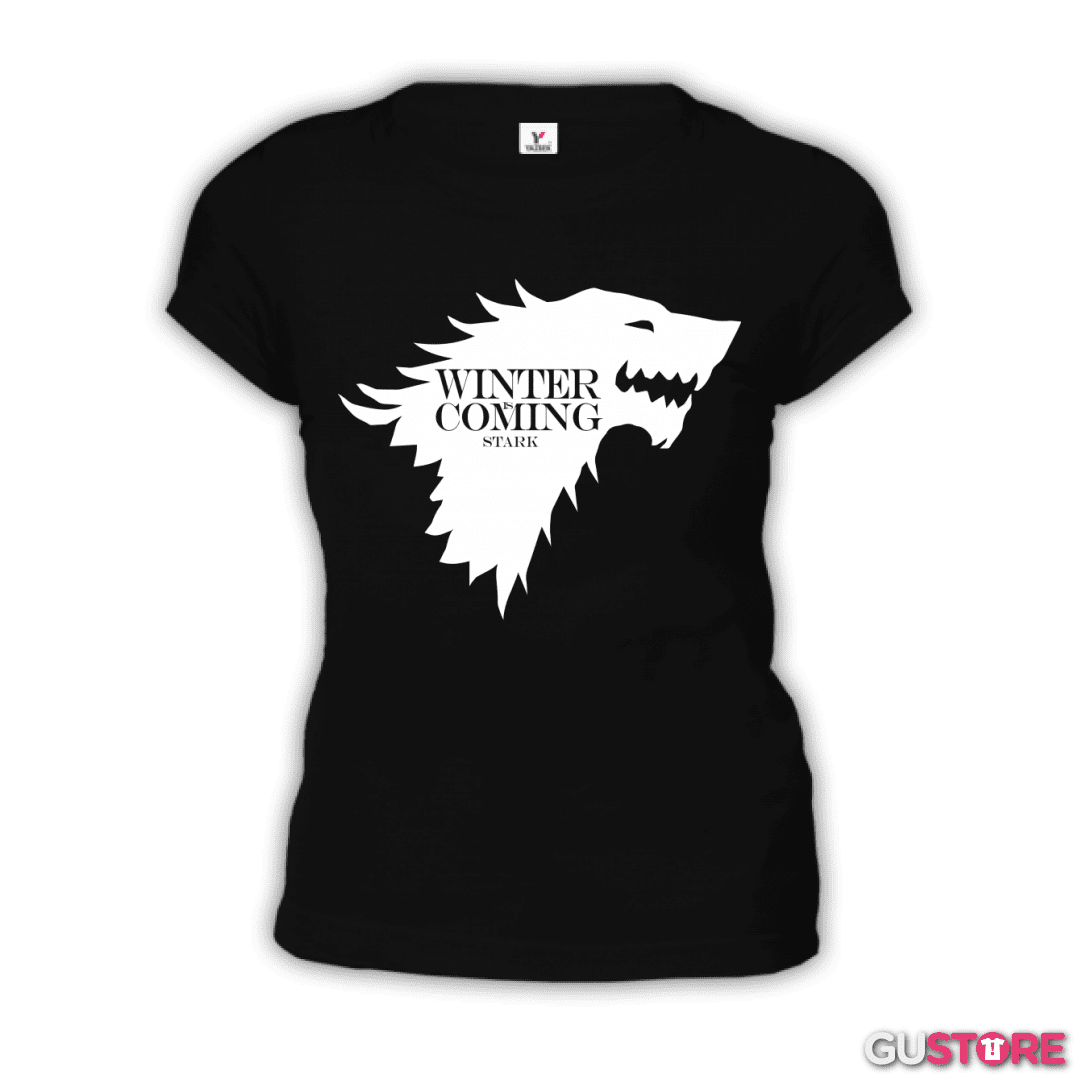 Polera de Mujer Winter Is Coming Stark